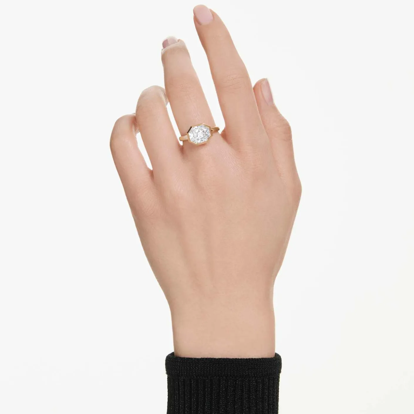 Anello con castone Octagon