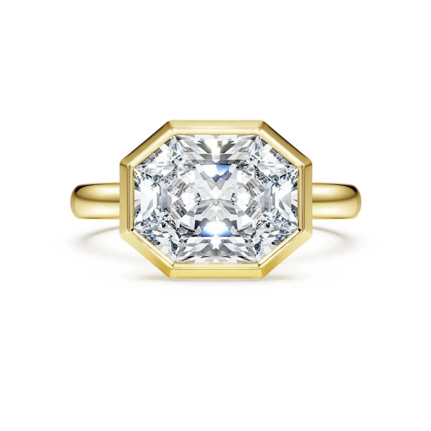 Anello con castone Octagon