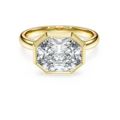 Anello con castone Octagon