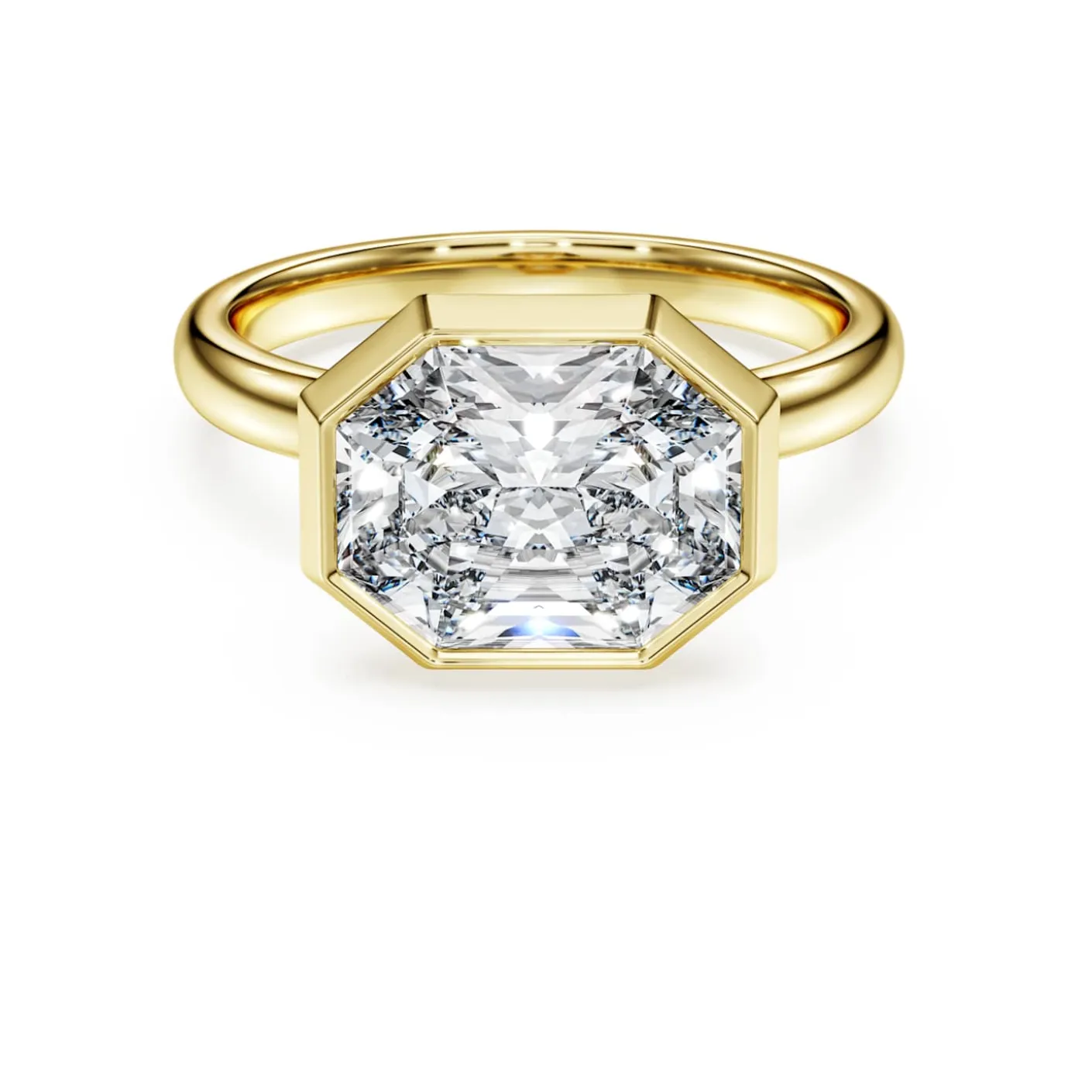 Anello con castone Octagon