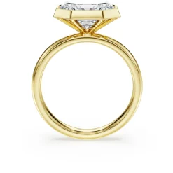 Anello con castone Octagon
