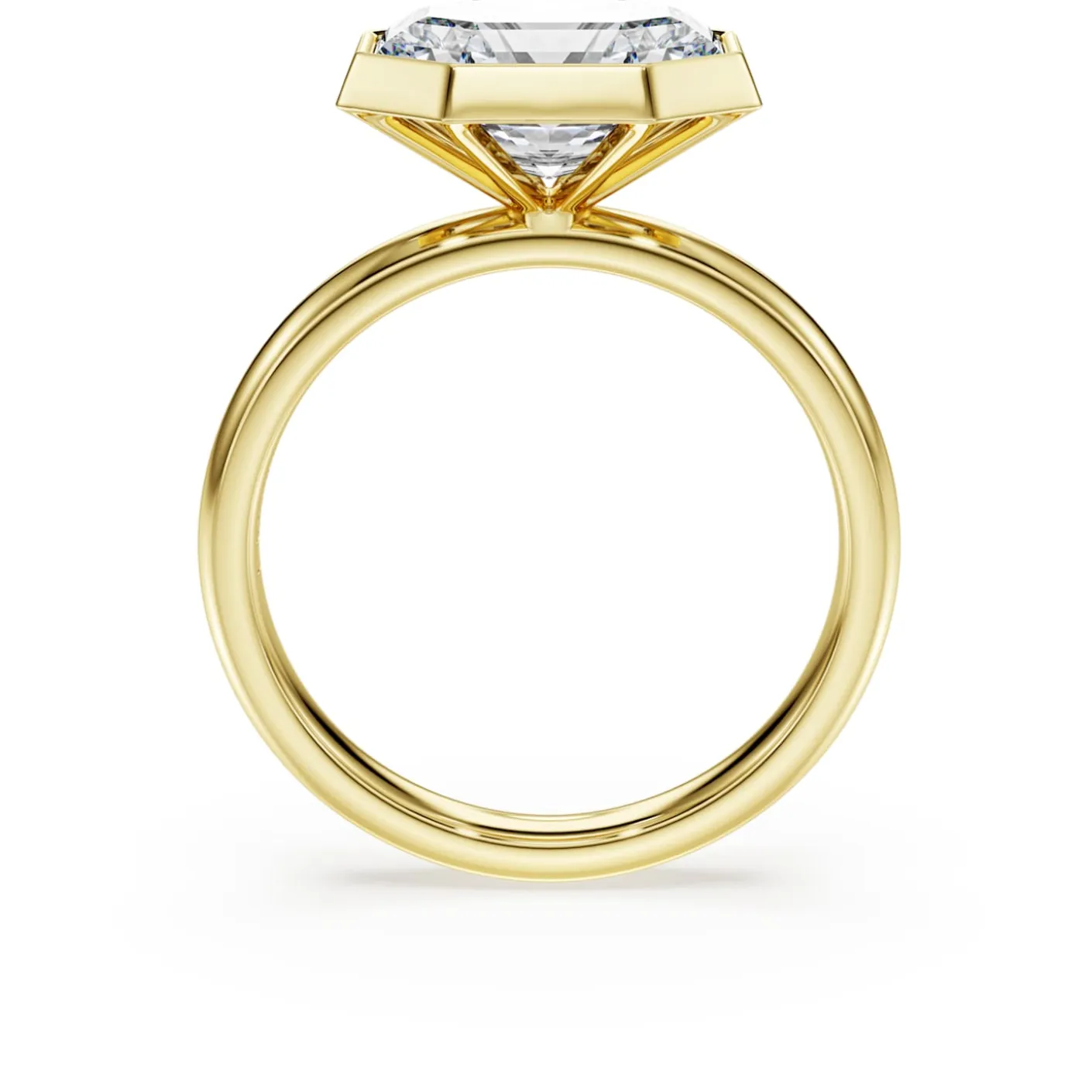 Anello con castone Octagon