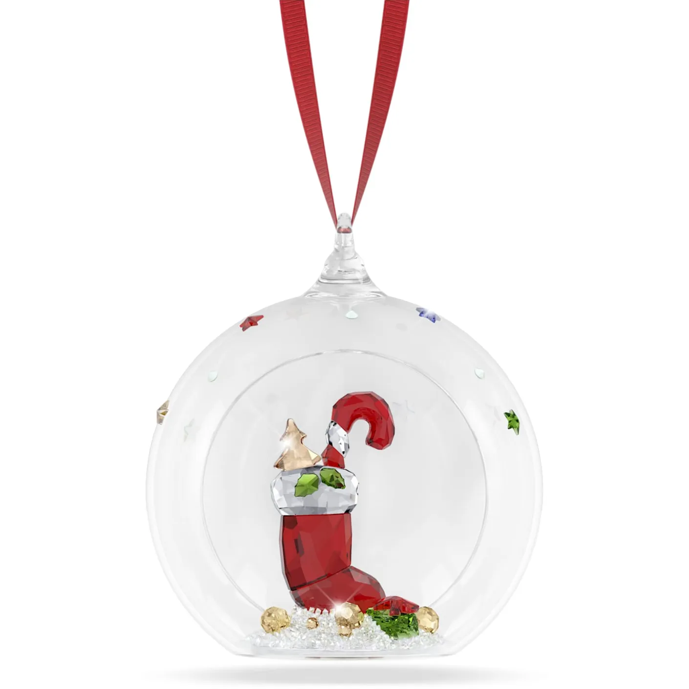 Holiday Cheers Decorazione Pallina con Calza e Dolciumi