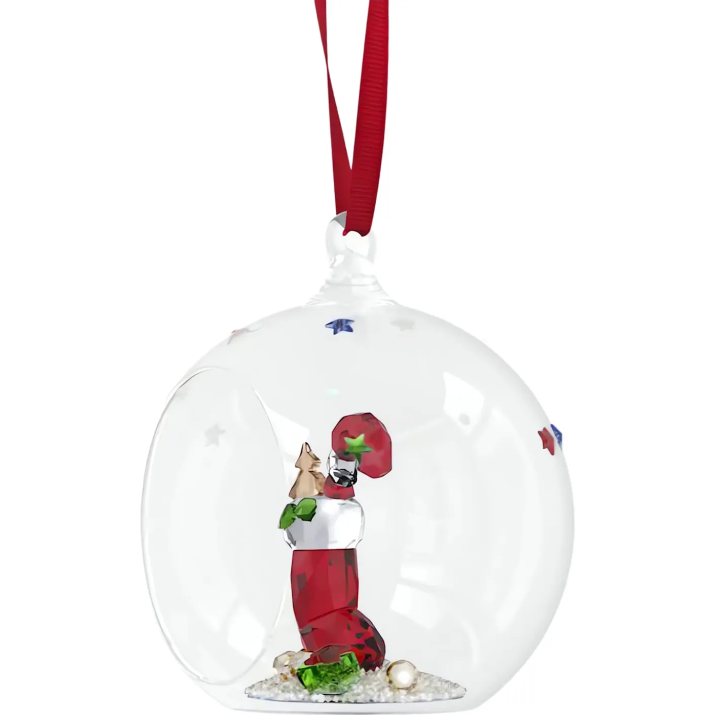 Holiday Cheers Decorazione Pallina con Calza e Dolciumi