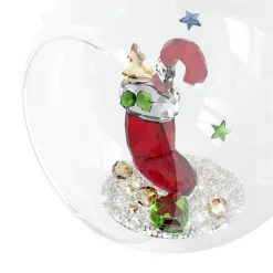 Holiday Cheers Decorazione Pallina con Calza e Dolciumi