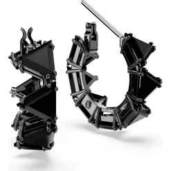 Orecchini a cerchio Matrix