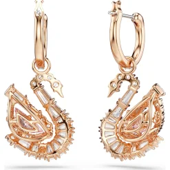 Orecchini pendenti Swan